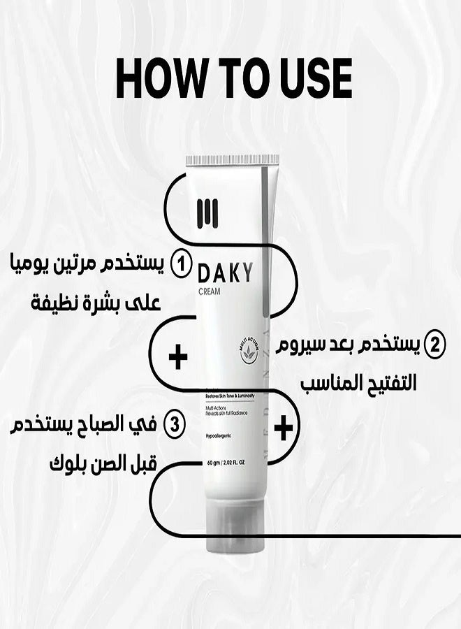Daky Skin Whitening Cream 60gm - Image 4